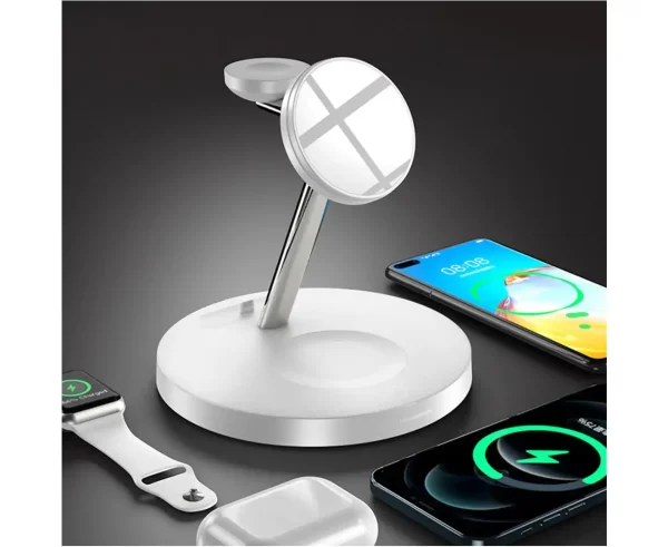 iQuick Multi Functions Wireless Charger With LED Ambient